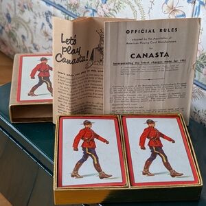 1951 Canasta Card Set With Instructions